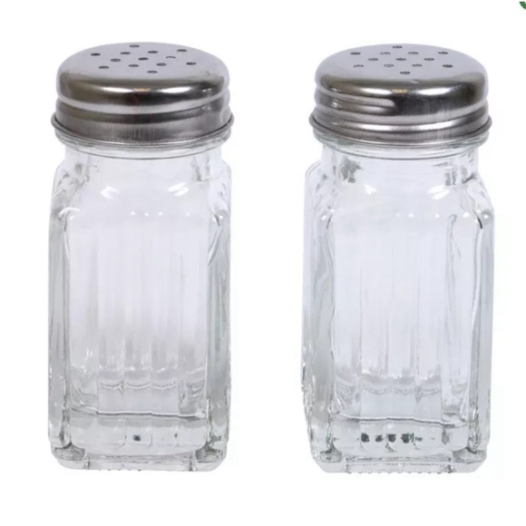 NIB Cooking Concepts Glass Salt & Pepper Shaker Salt Shaker & Pepper Shaker Set - Picture 2 of 4